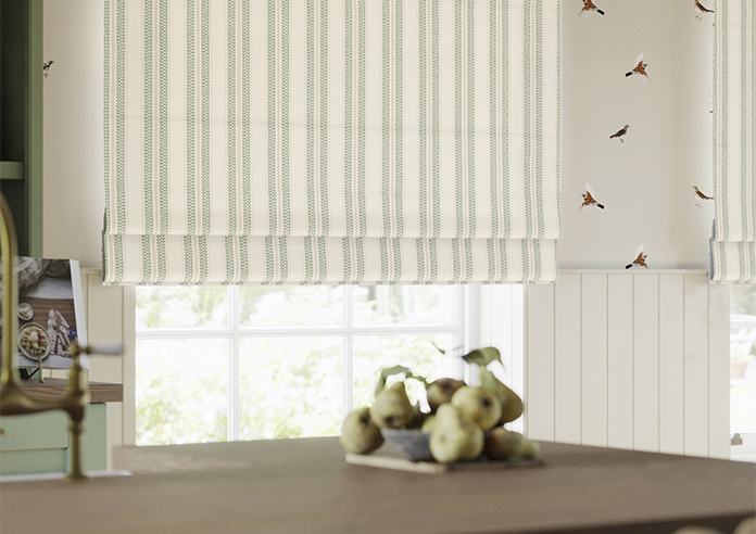 Noble Stripe, Coriscon - Twist&Fit Roman Blind - Image 5